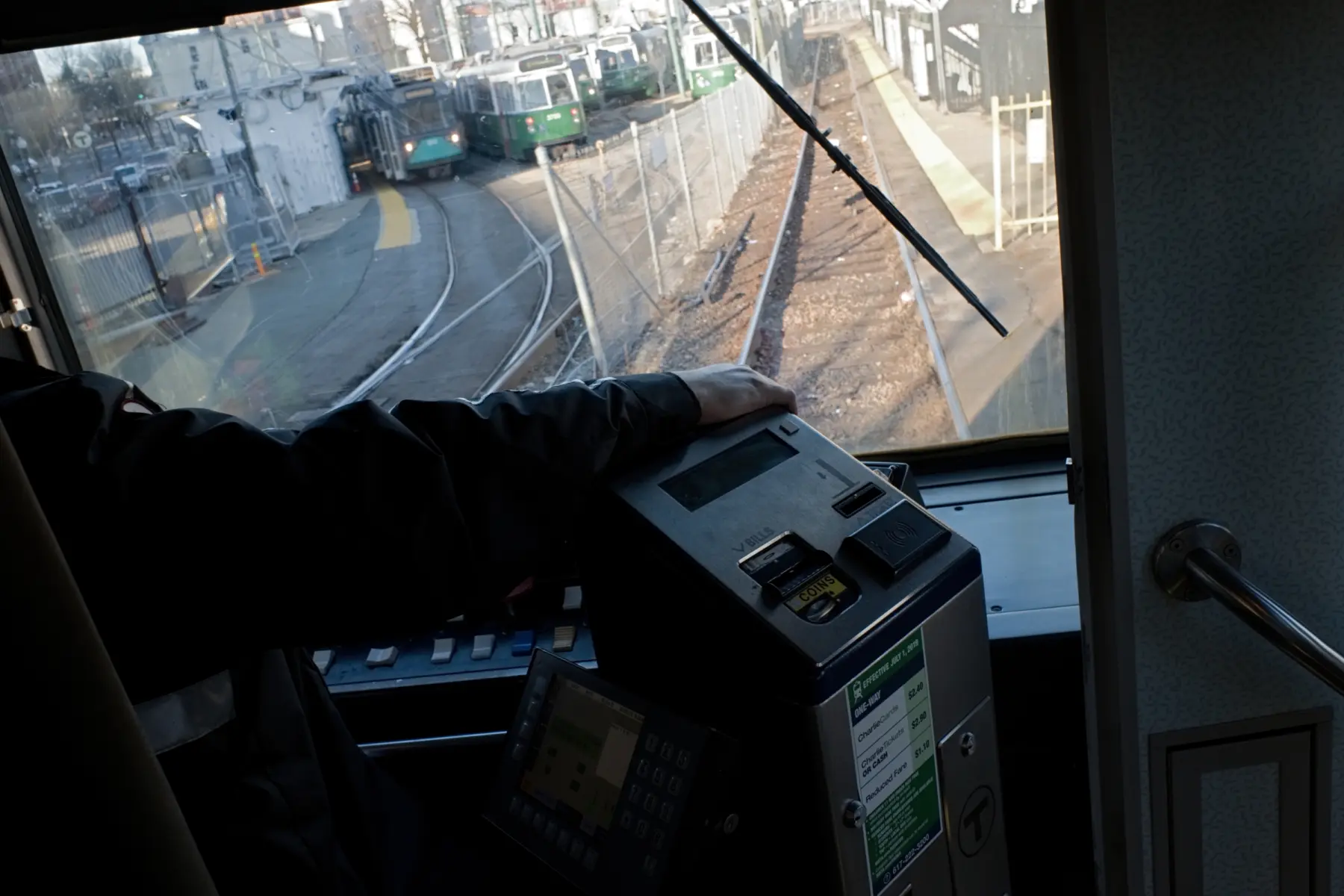 Coming into Lechmere