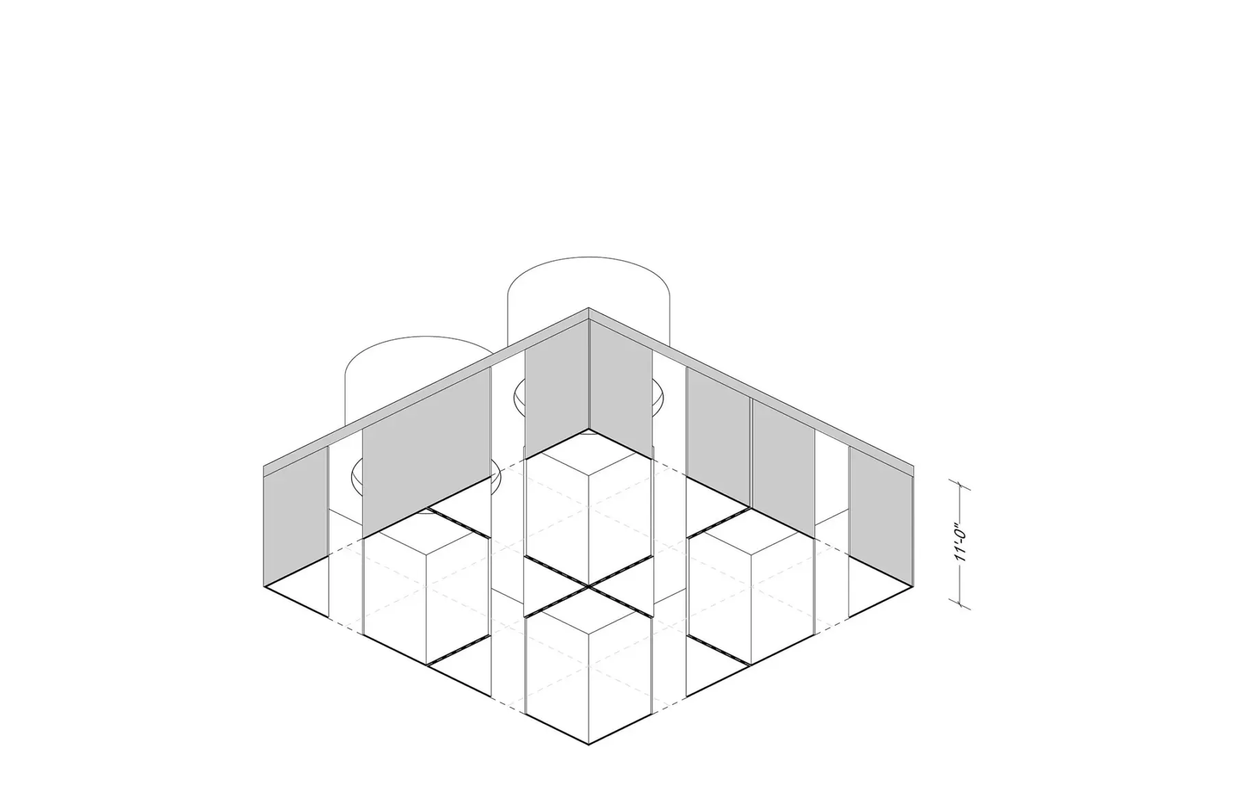 Worms Eye Of Spatial Module At Level05