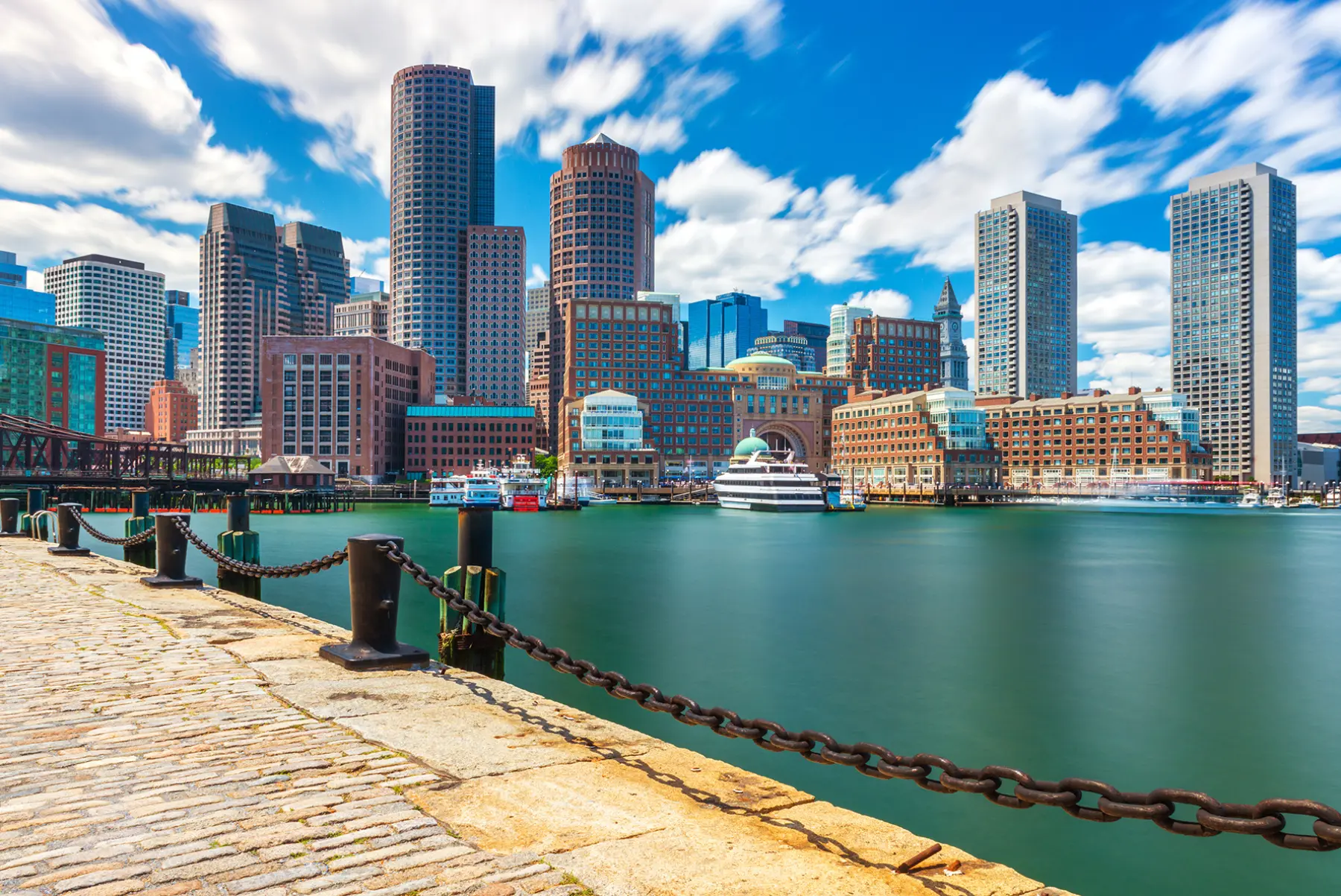 Boston seaport harborwalk