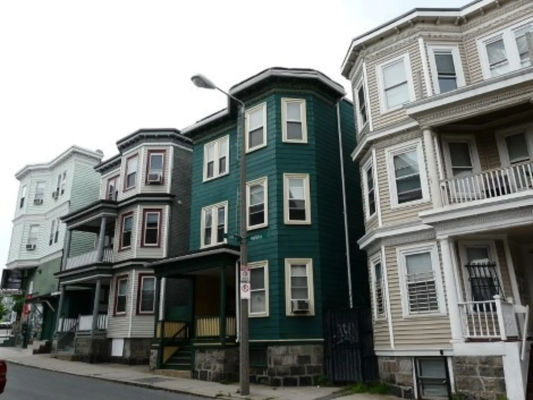 Triple decker boston street