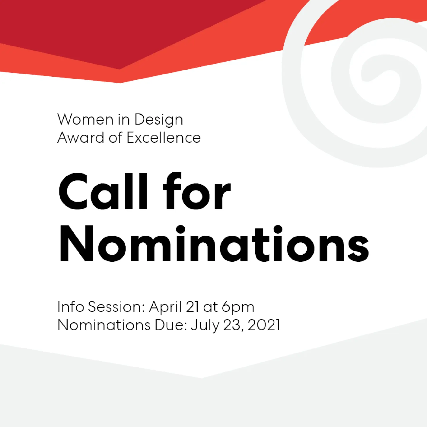 WID Call for Nominations Instagram