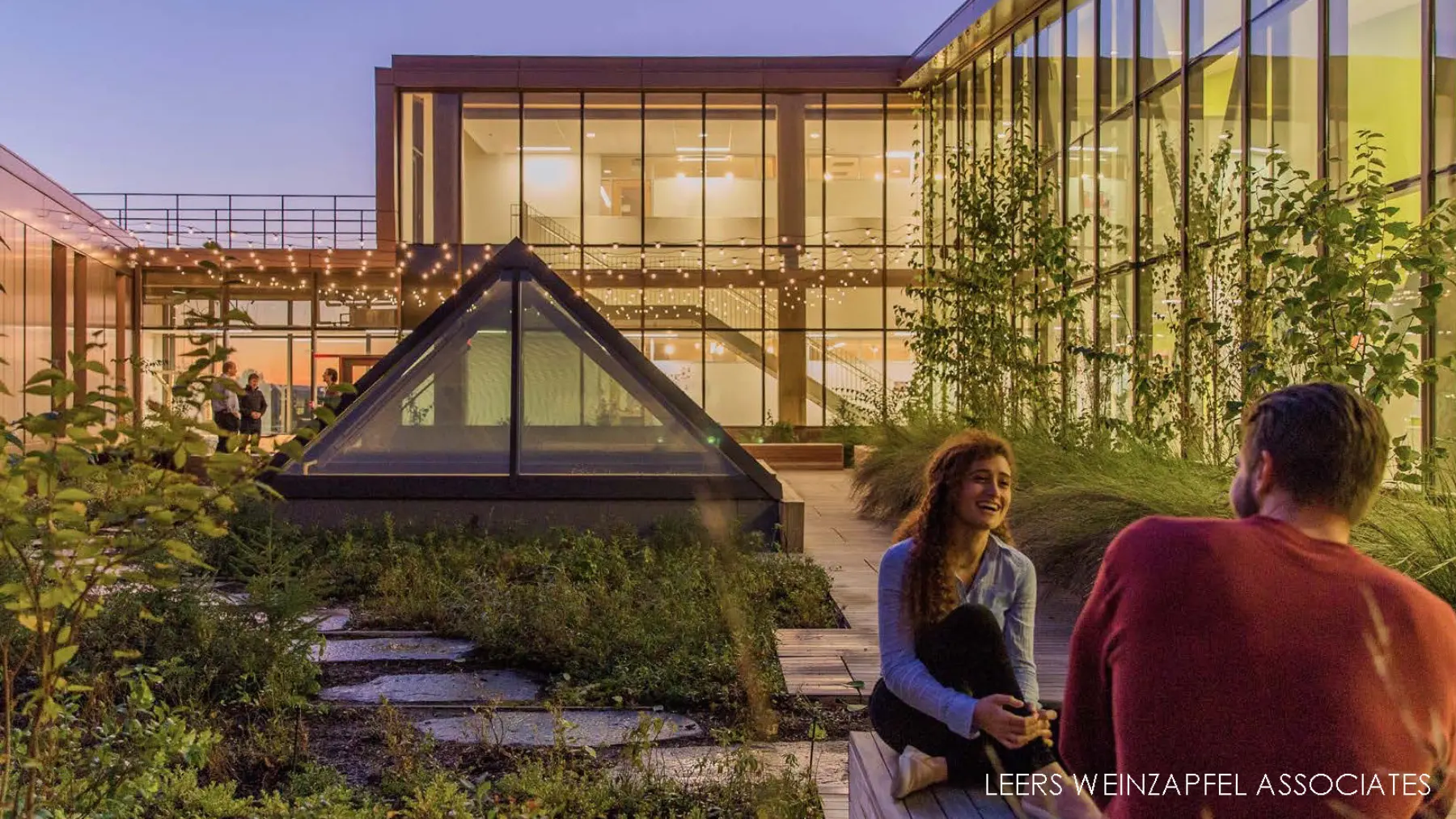 U Mass Amherst Design Buildings Roof Garden in collaboration with Steve and Lauren Stimson It was voted The
