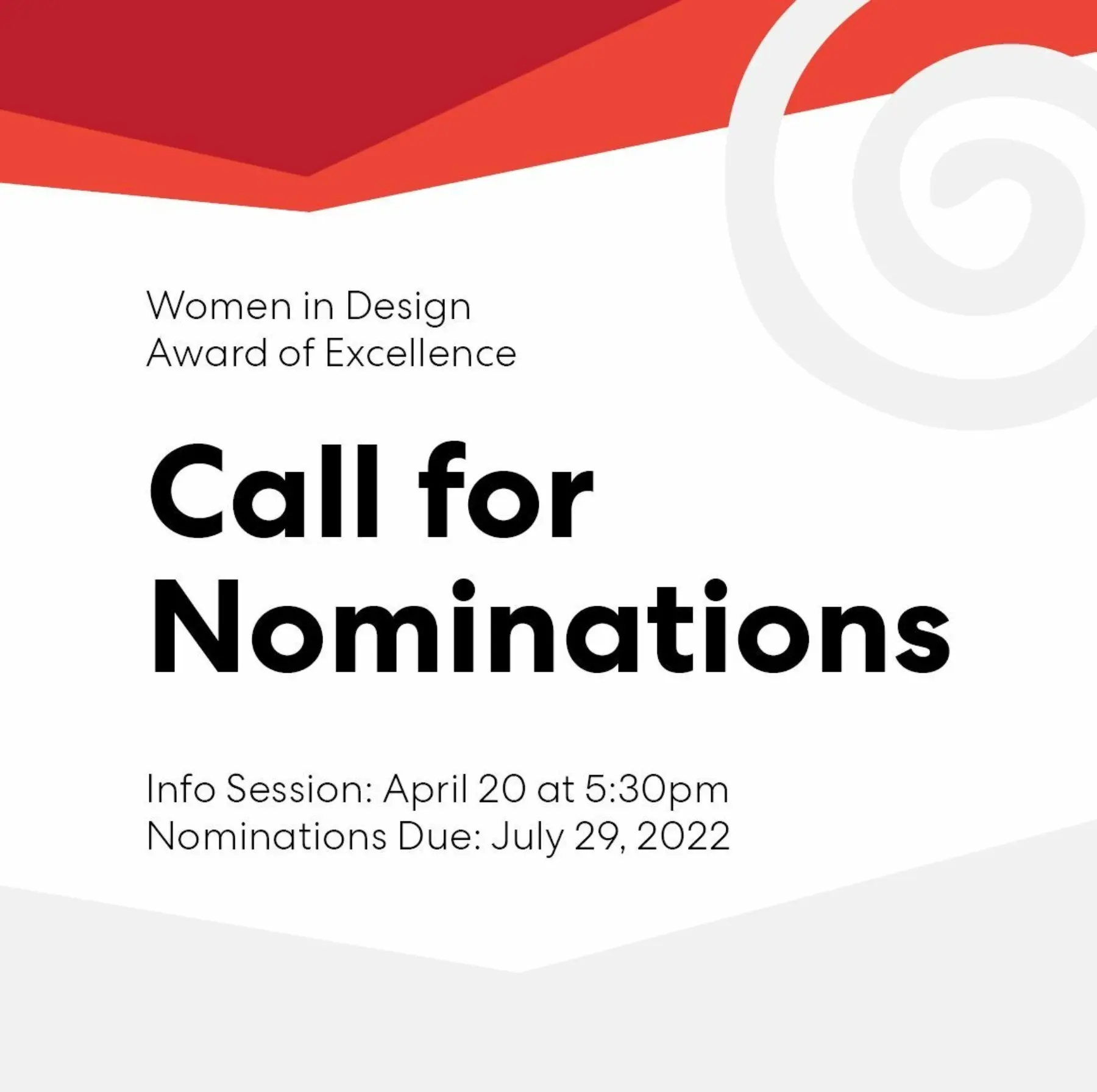 WID Call for Nominations Instagram 2022