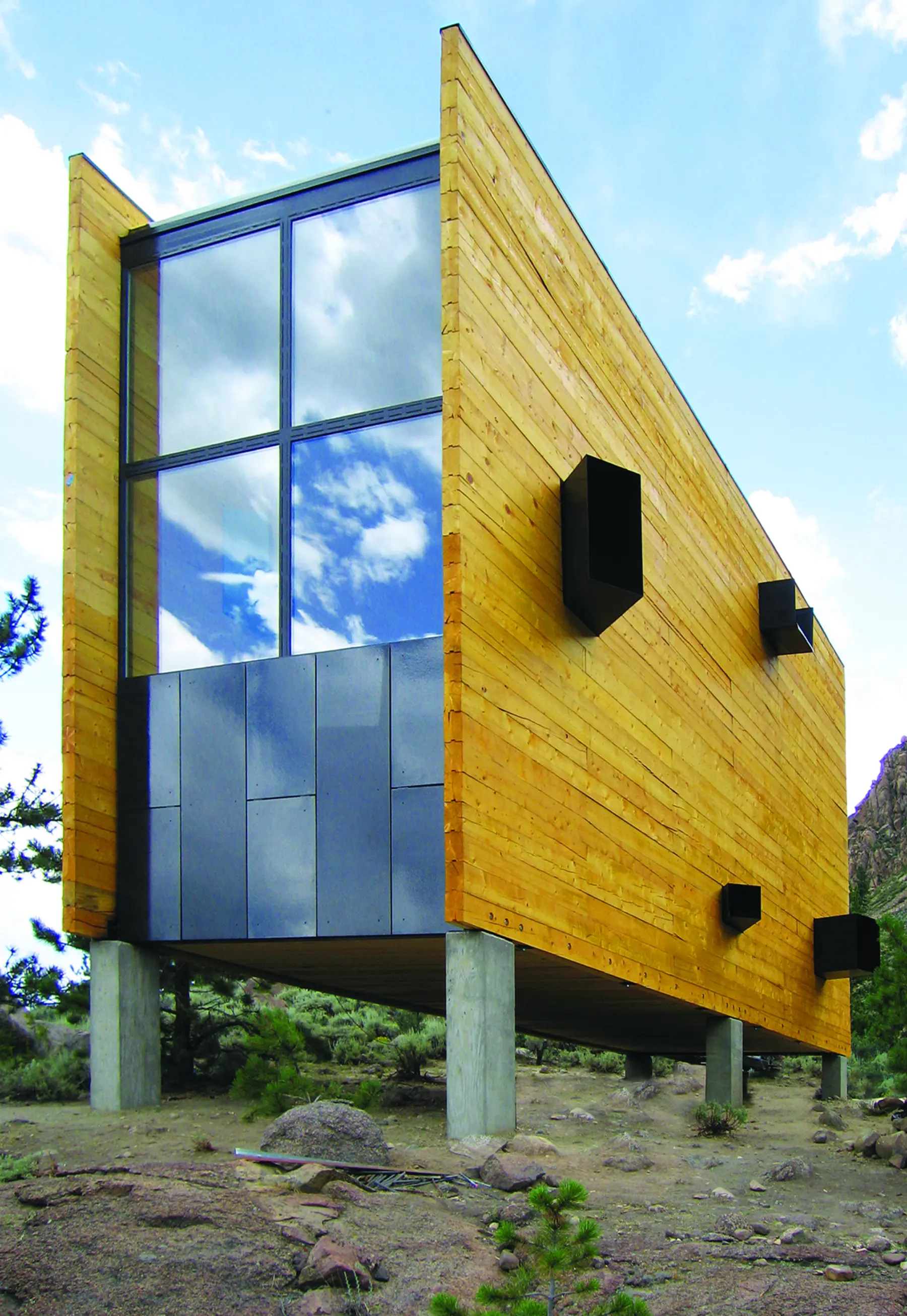 Stack south facade