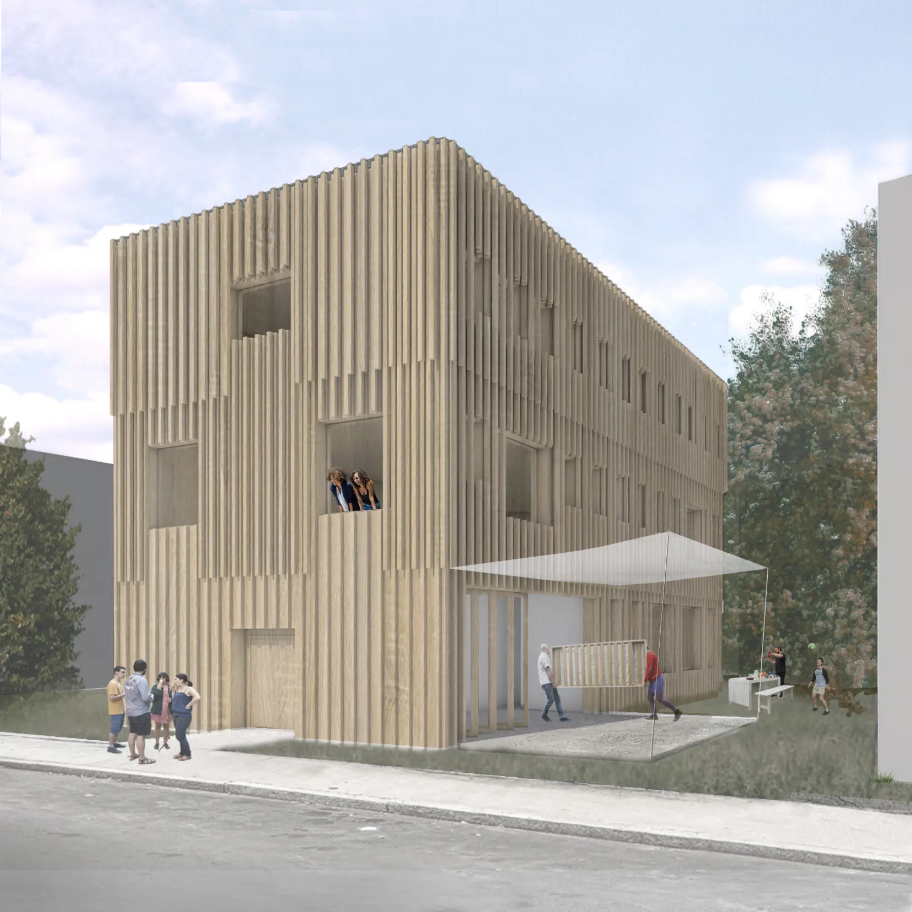 H Bouza Prelim Exterior Render