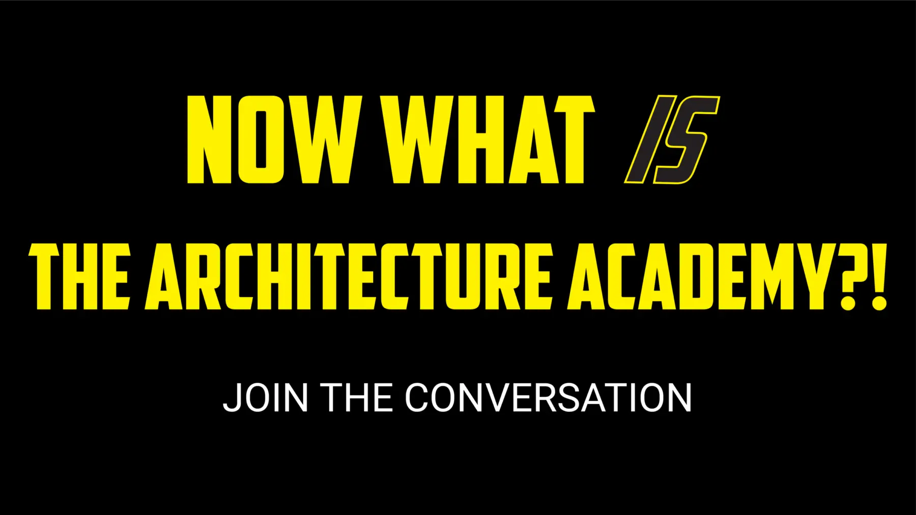 NW Arch Academy Event Page