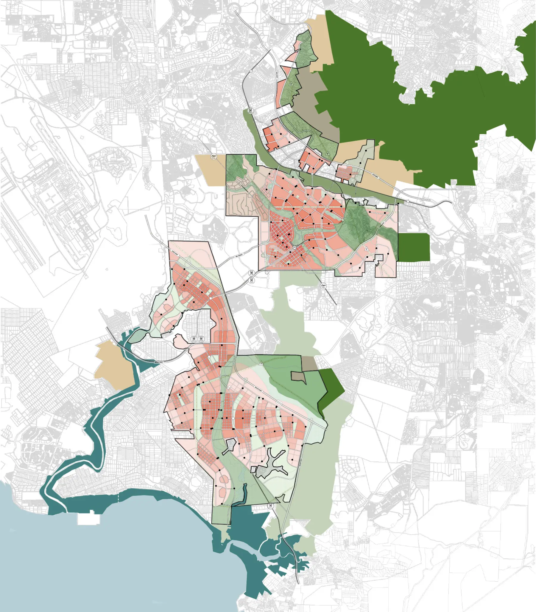 Malaysia New City Master Plan courtesy of Lawrence A Chan FAIA