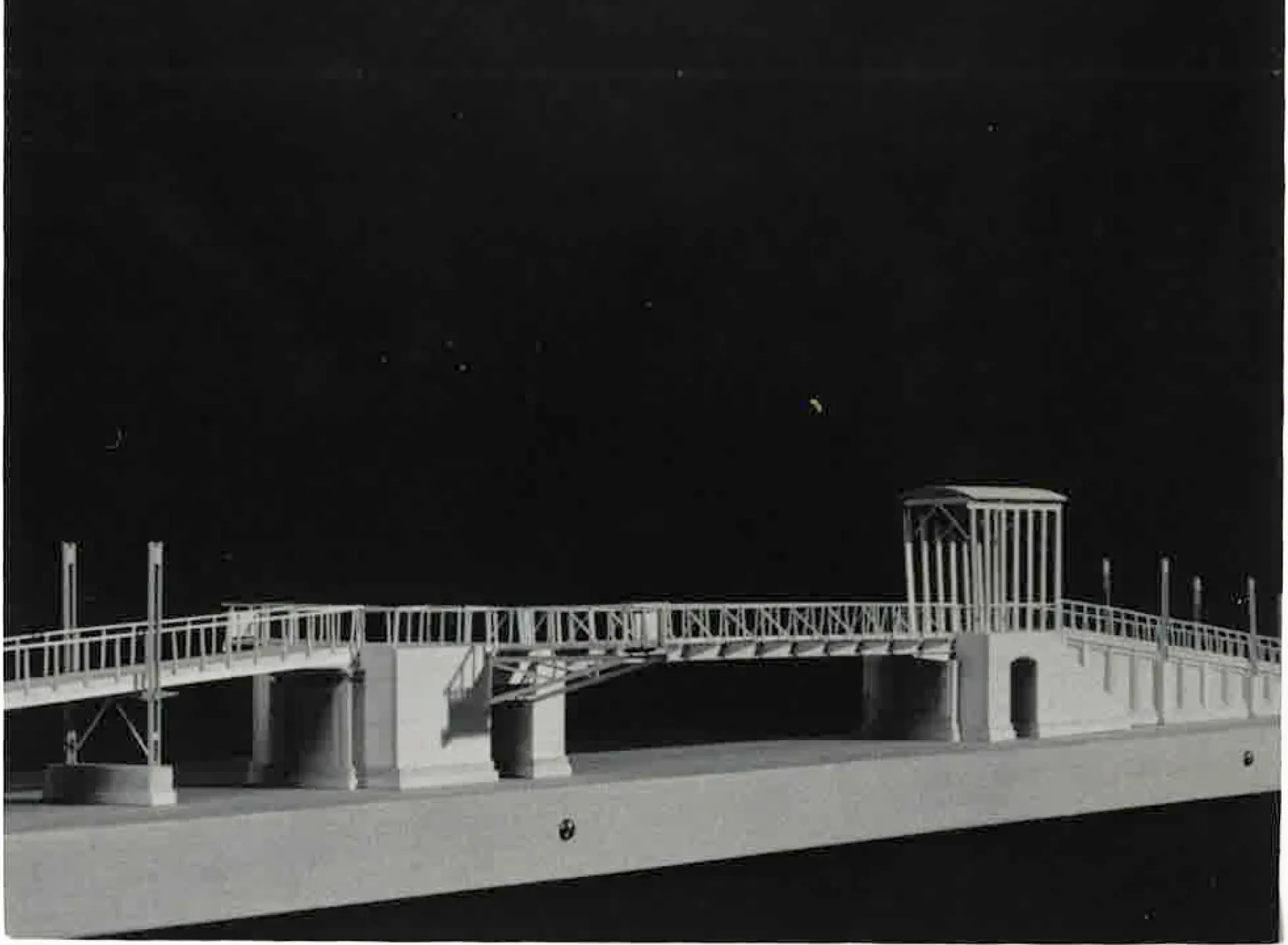 03 Footbridge Model Perspective John H Martin
