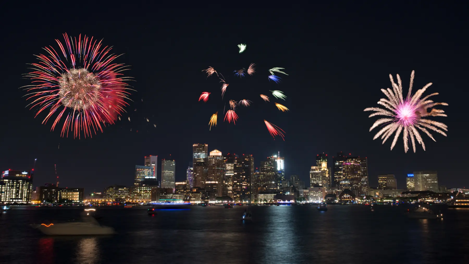 Boston Harbor Fireworks Eric Kilby