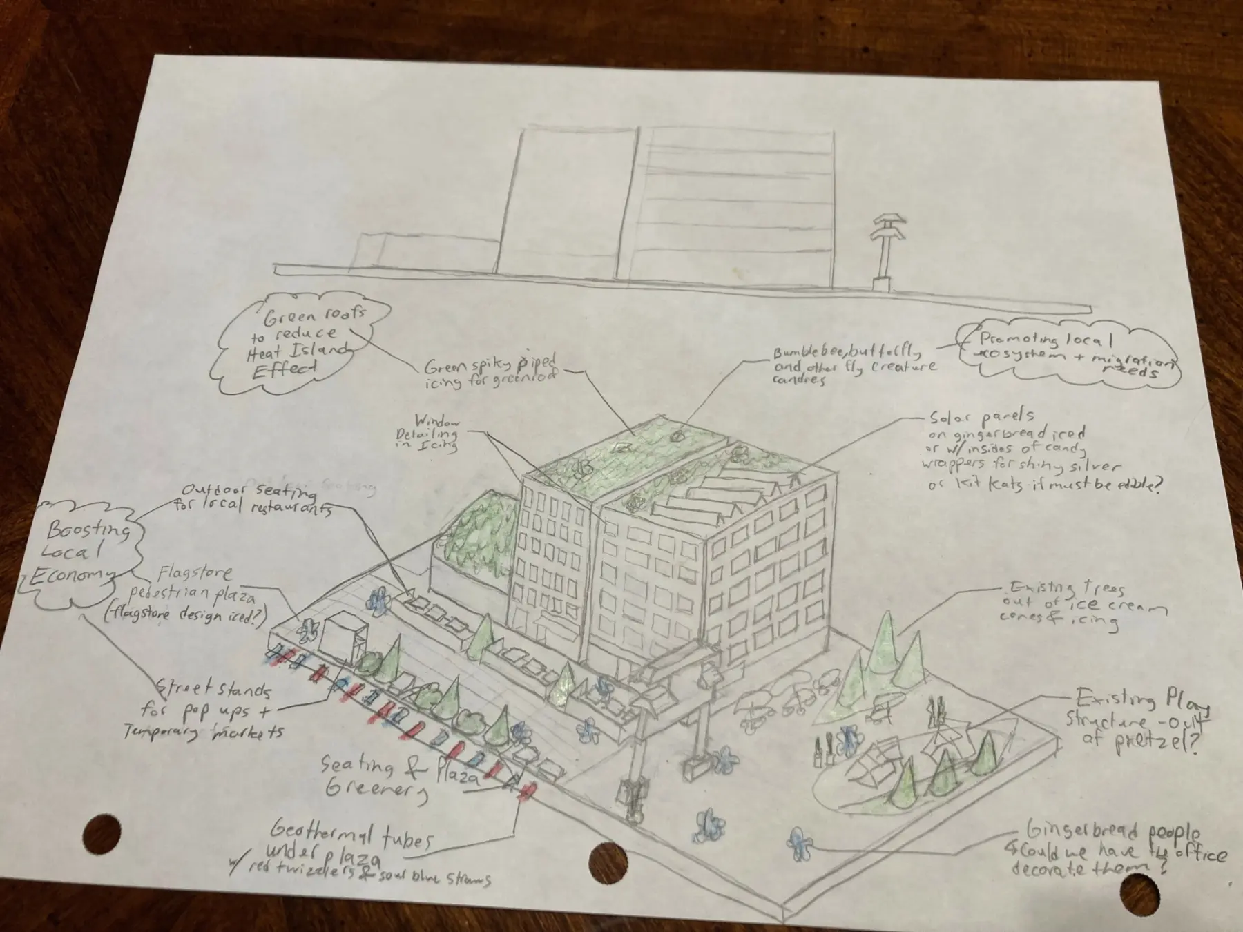 Gingerbread Chinatown Sketch