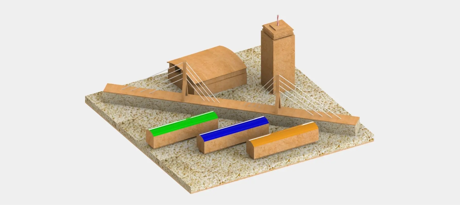 Northeast Metro Tech Gingerbread Boston Previz Render Jenna Lyn Croteau