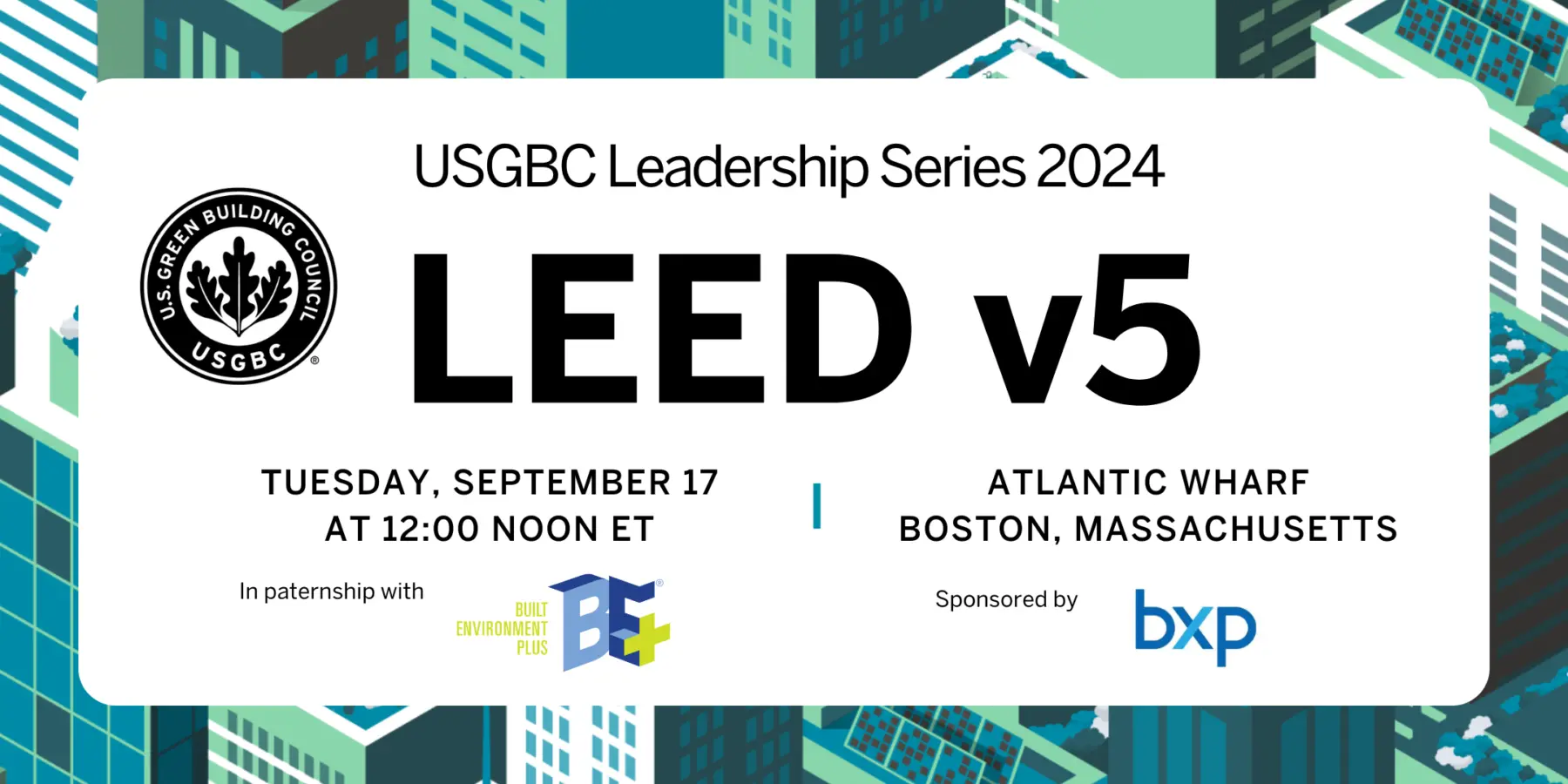 Boston USGBC Leadership Series Eventbrite Templates