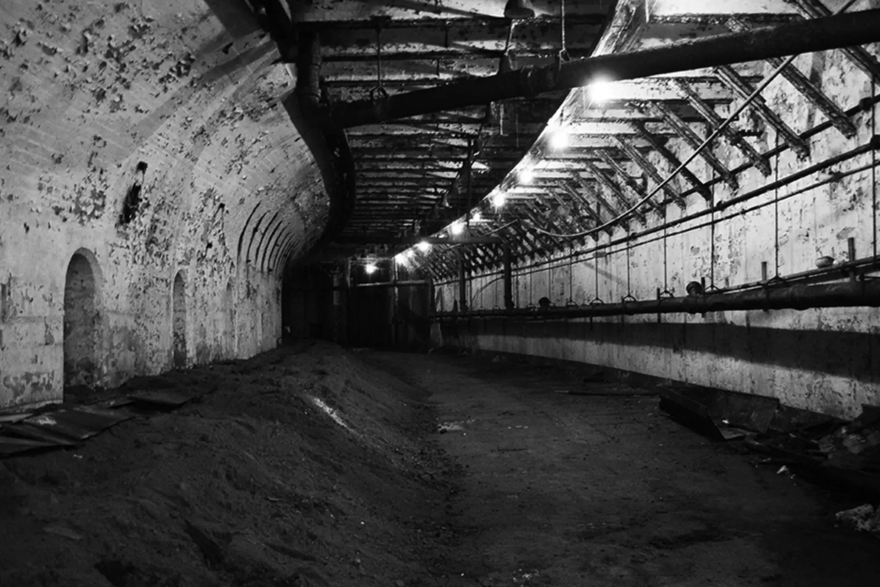 Abandoned mbta tunnel social BW