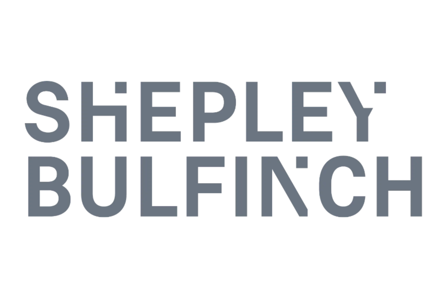 Sponsor WEB Shepley Bulfinch logo primary print screen Gray